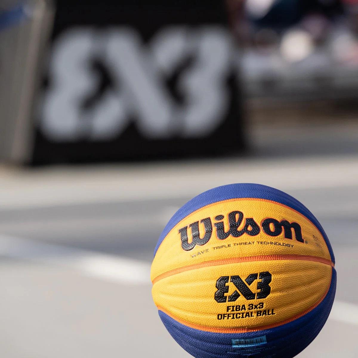 Материал и покрытие мяча Wilson 3x3 FIBA